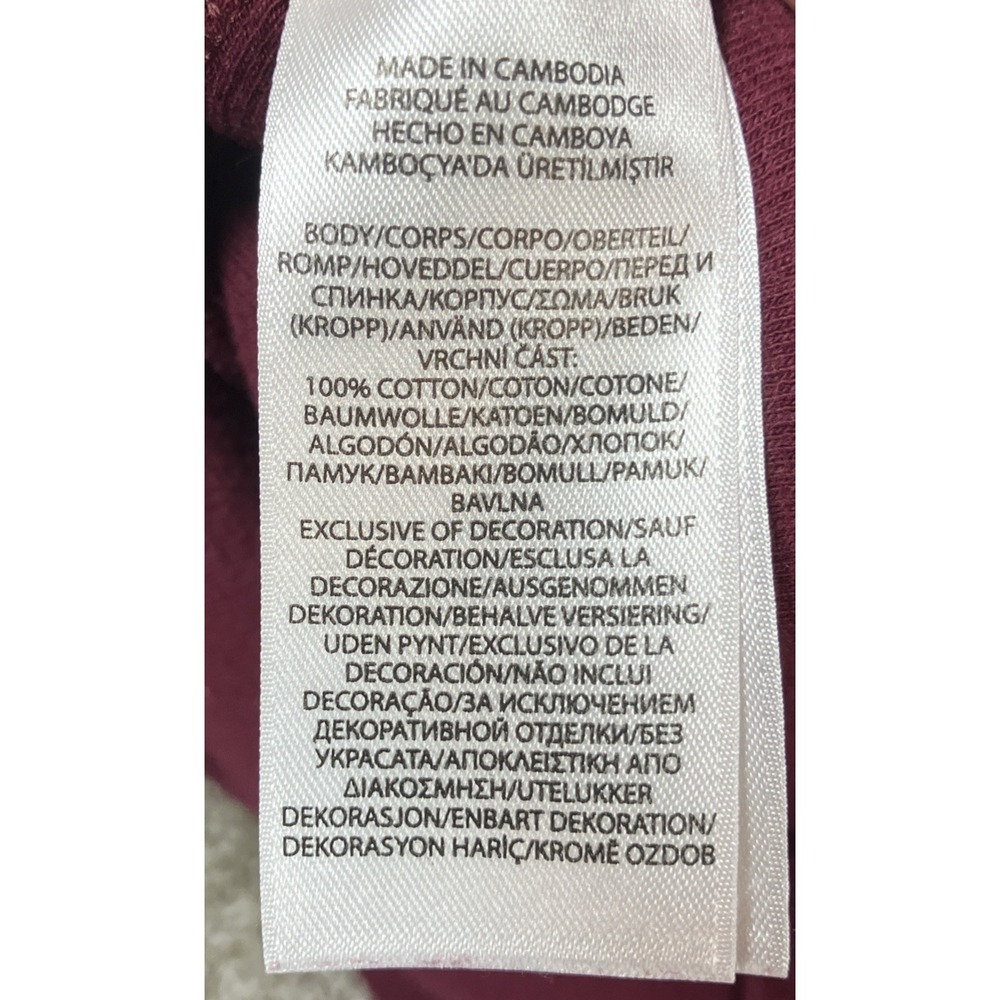 Polo Ralph Lauren Quarter Zip Sweater Mens XL Cranberry Rib Knit Cotton Pullover - Picture 8 of 8